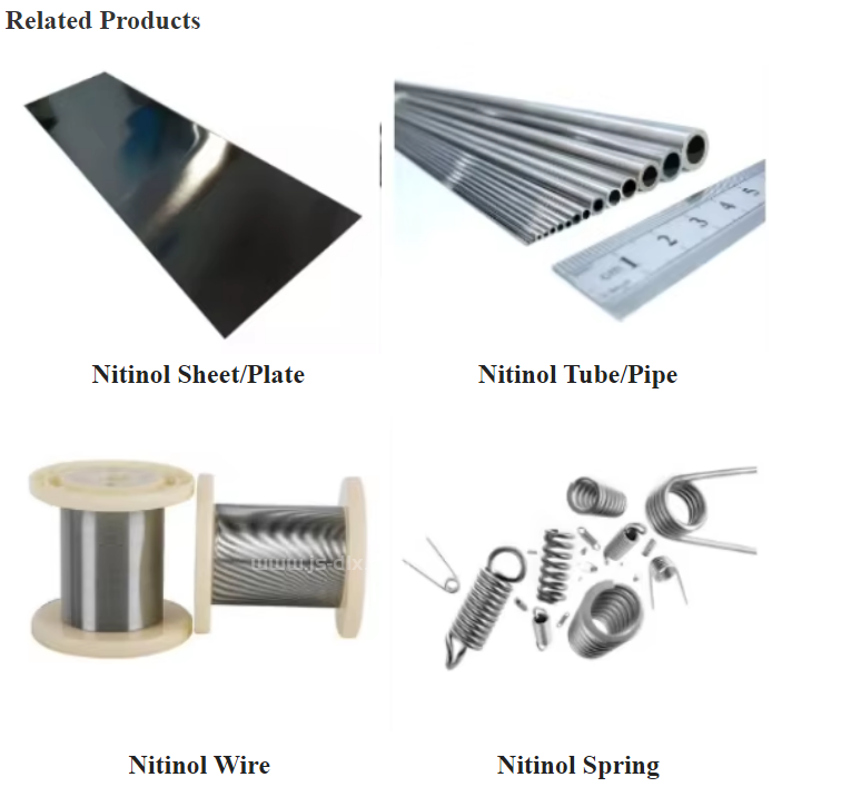 High Quality Custom Size Nitinol Shape Memory Tubes And Pipes