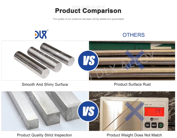 Top-Quality UNS N06625 Alloy Bar for Inconel 625 600 625 718 X750 800 Round Bars