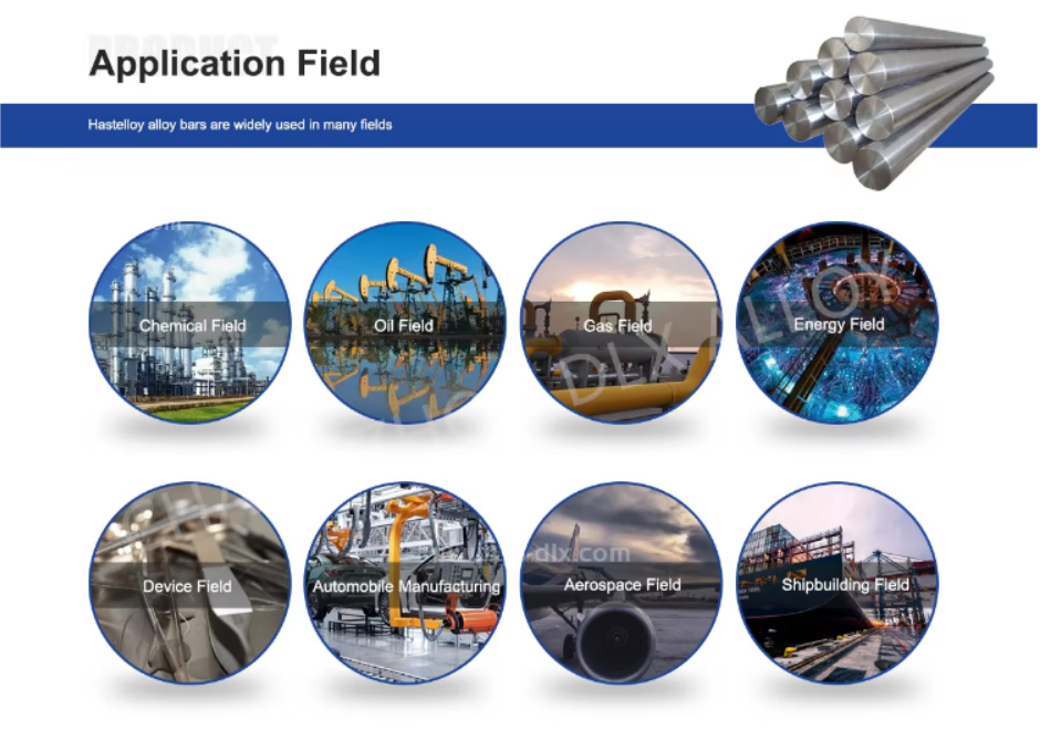 High Performance Hastelloy C276 C22 B2 C2000 Round Bar of Nickel Alloy Diameter 9 - 350mm ASTM 2.4